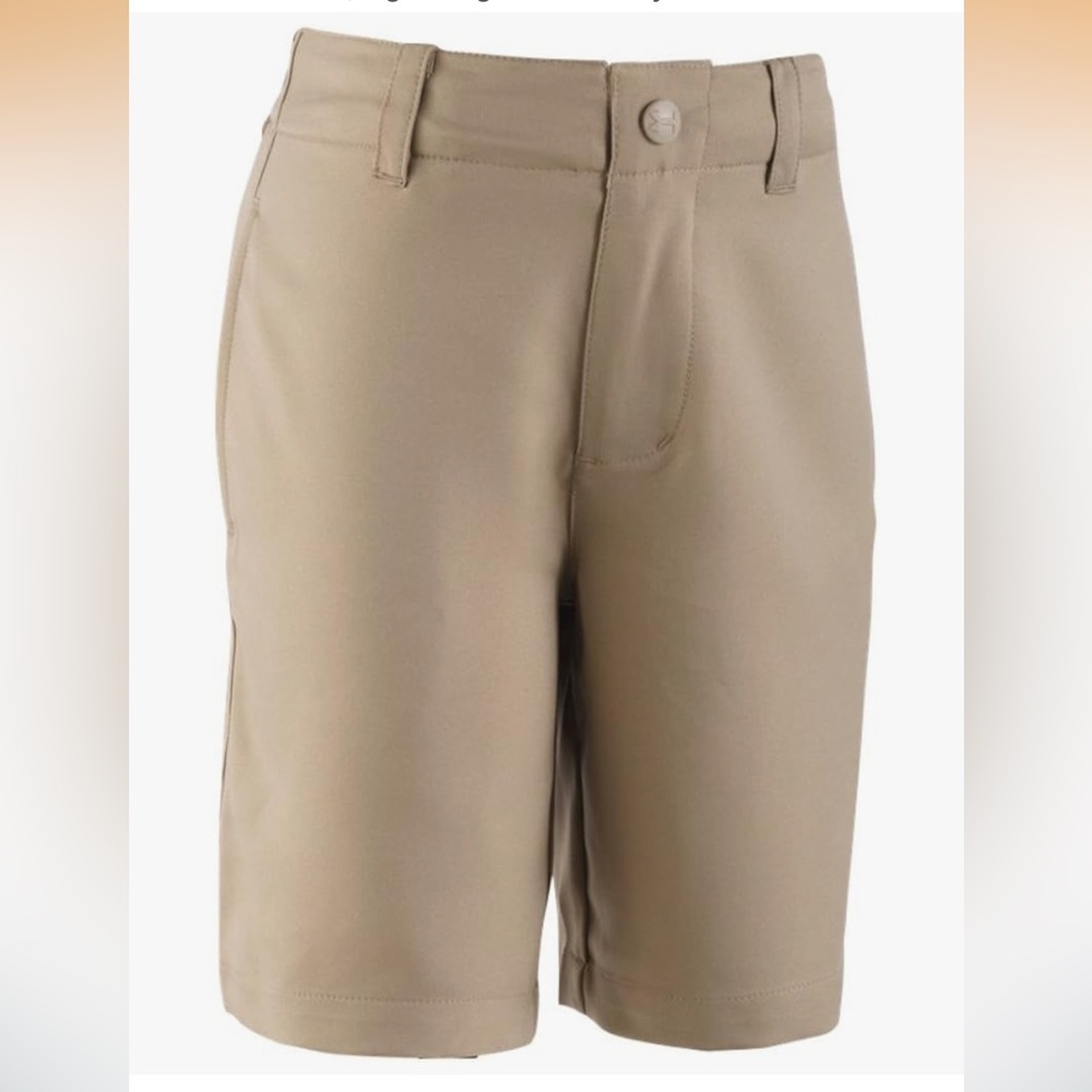 Under Armour Boys' Golf Medal Play Short, Khaki 9/12mo